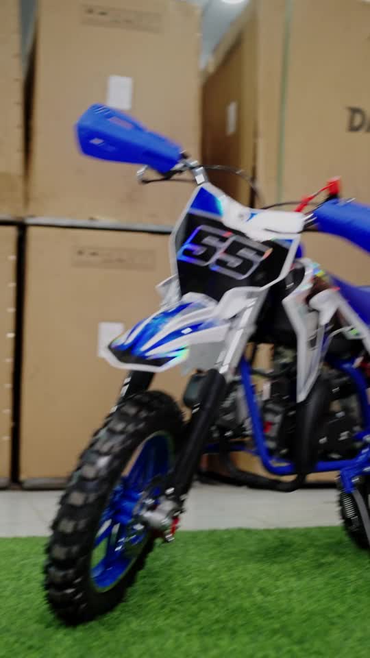 Mini dirt bike, Blue